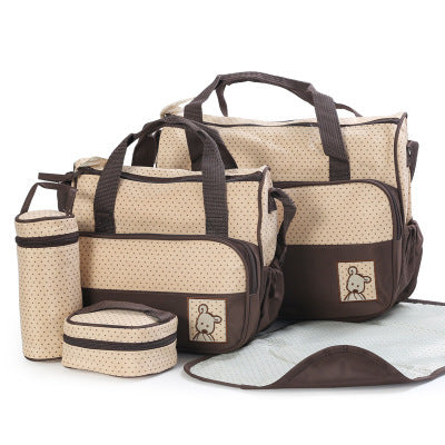Baby Diaper Bag Suits For Mom Baby Bottle Holder Mother Mummy Stroller Maternity Nappy Bags Sets - Cindi Book