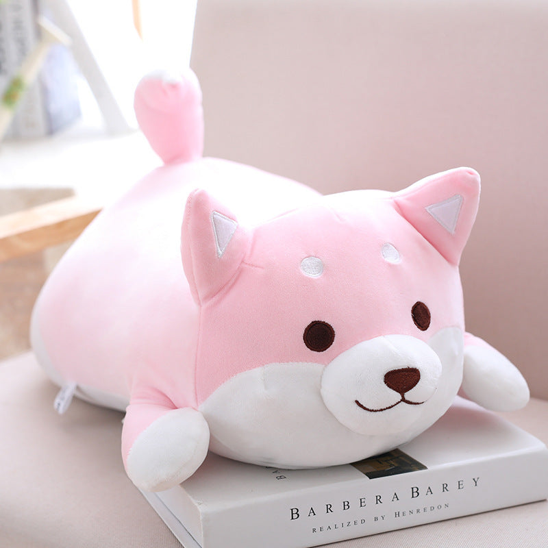 36cm 55cm Cute Fat Shiba Inu Dog Plush Toy Stuffed Soft Kawaii Animal Cartoon Pillow Lovely Gift For Kids Baby Children Gifts - Cindi Book