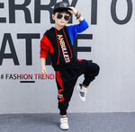 Boys spring suit new Korean children's clothing in the big boy boy long-sleeved sports two-piece suit tide clothes - Cindi Book