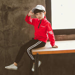 Boys'New Spring Garment in Two Kids' Leisure Sports Kids'Spring School Garments - Cindi Book
