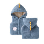 Children's Waistcoat Thickened Baby Girl Vest Waistcoat And Hooded Jacket To Keep Warm - Cindi Book
