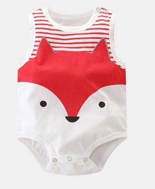 Sleeveless Baby rompers clothes newborn baby clothes - Cindi Book