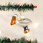 Old World Christmas Pelican Ornament - hand-blown glass Christmas tree ornament