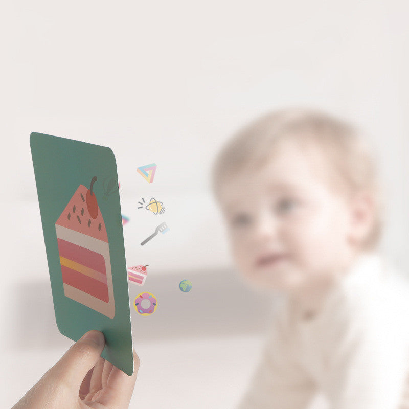 Black And White Cards Infant Early Learning Cognitive Cards Inspire Color Flash Card Toys - Cindi Book
