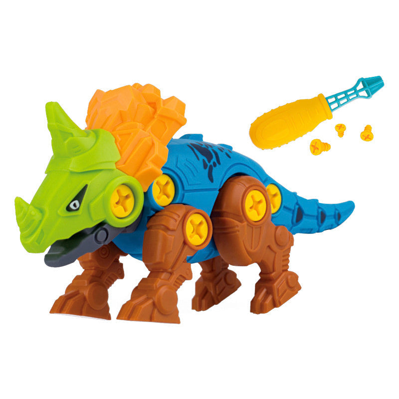 DIY Disassembly Assembly Dinosaur Toy Set Screw Nut Combination Assembling Dinosaur Model - Cindi Book