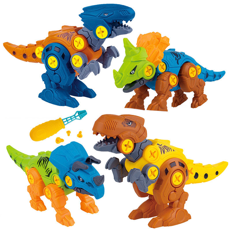 DIY Disassembly Assembly Dinosaur Toy Set Screw Nut Combination Assembling Dinosaur Model - Cindi Book