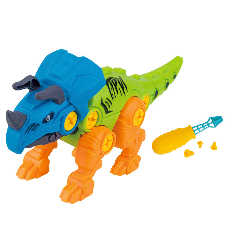 DIY Disassembly Assembly Dinosaur Toy Set Screw Nut Combination Assembling Dinosaur Model - Cindi Book