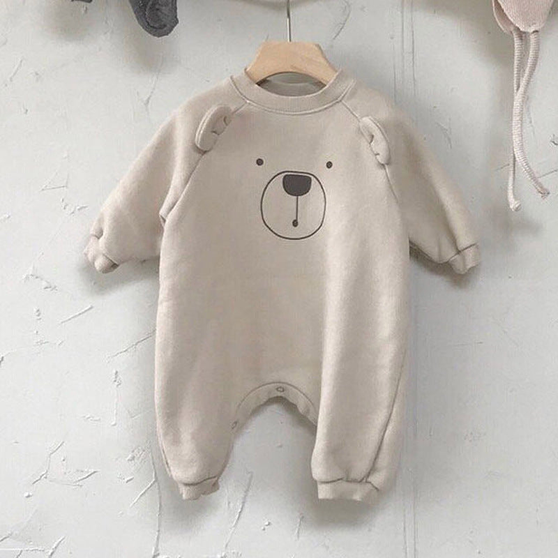 Korean Baby Cute Plush Bear One-piece - Cindi Book