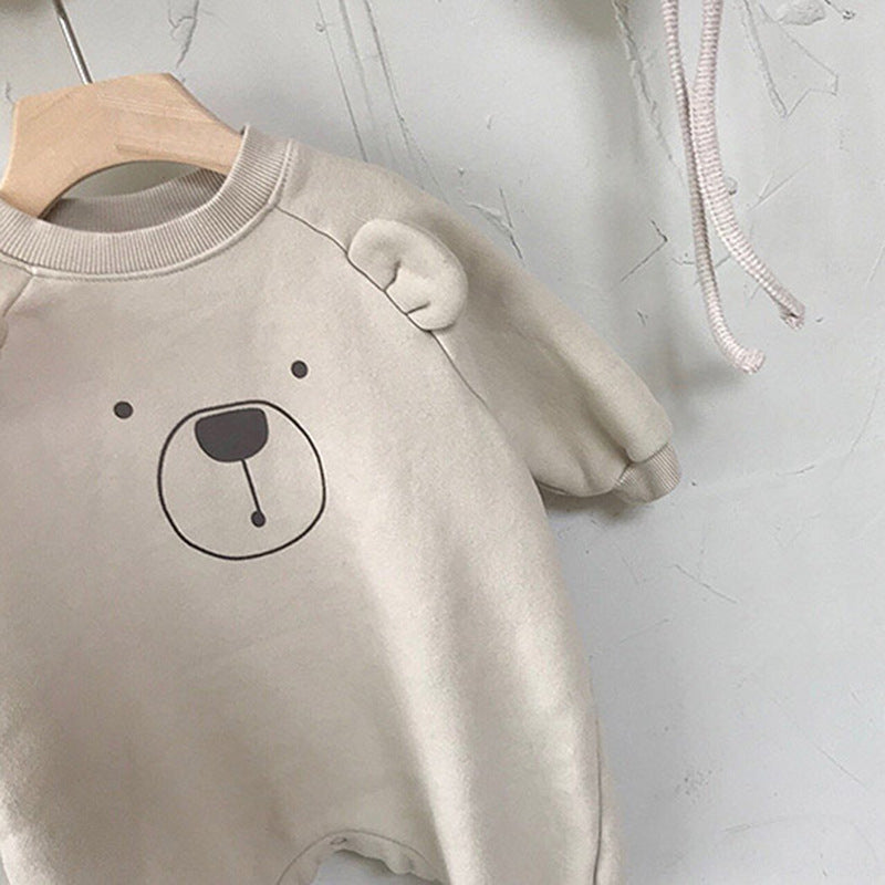 Korean Baby Cute Plush Bear One-piece - Cindi Book