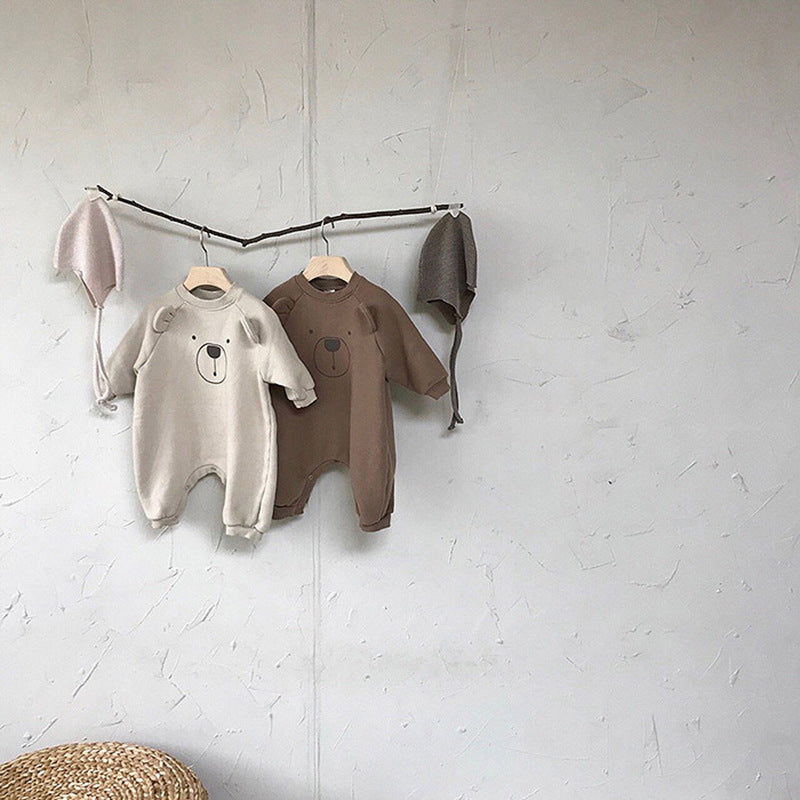 Korean Baby Cute Plush Bear One-piece - Cindi Book