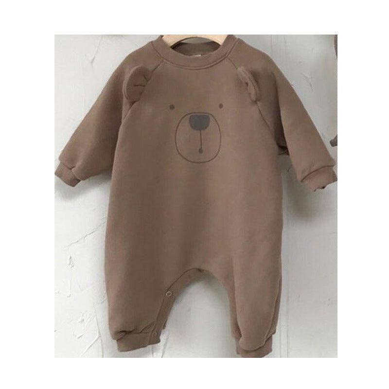 Korean Baby Cute Plush Bear One-piece - Cindi Book