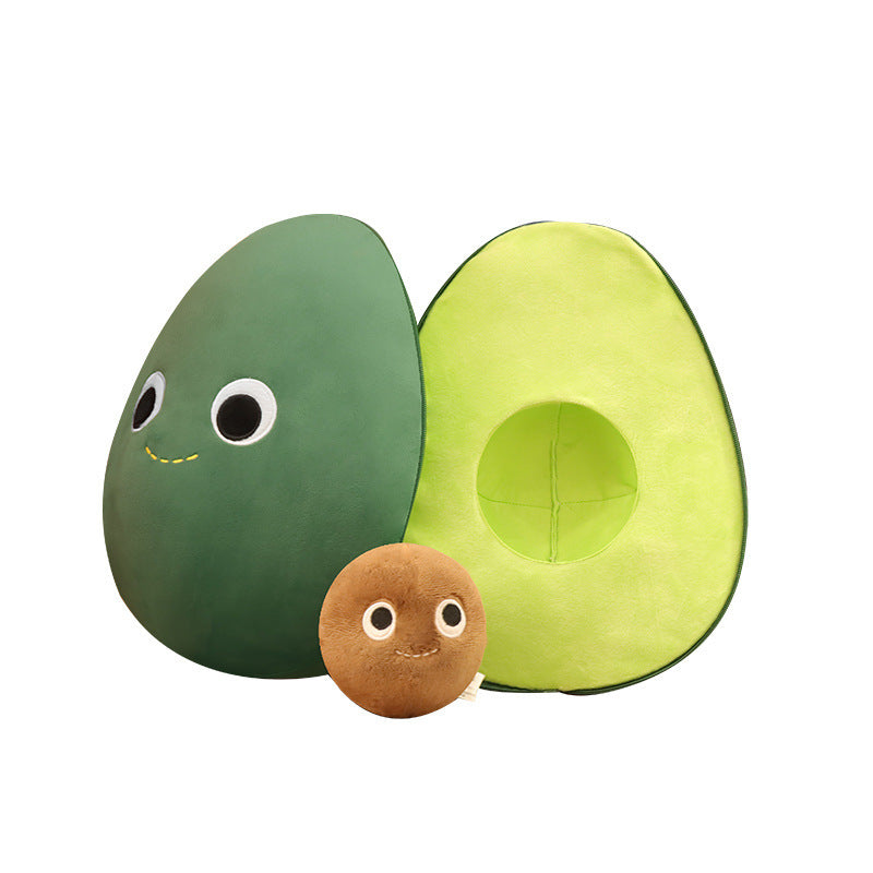 Cute Fruit Avocado Plush Toy Stuffed Doll Baby Kids Children Girls Boys Creativey Birthday Gift Sofa Cushion Home Room Decor - Cindi Book