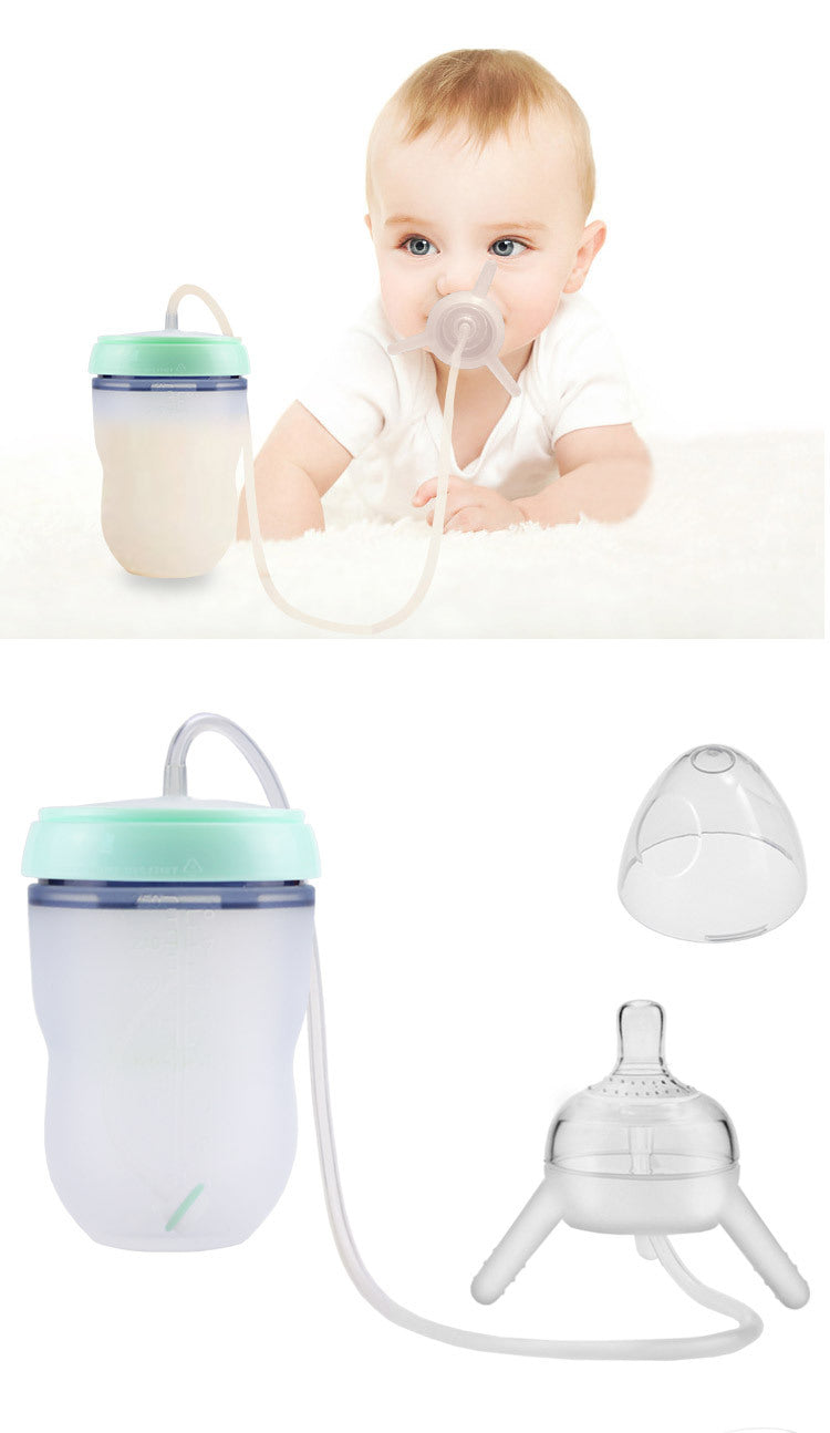 Feeding Bottle Kids Cup Children Training Silicone Sippy - Cindi Book