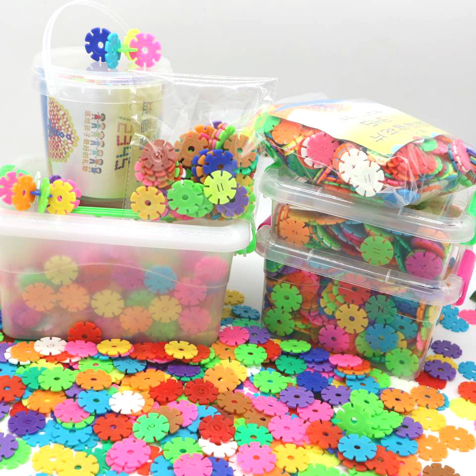 Early Education Insert Snowflake Piece Wooden Box Plastic Insert - Cindi Book