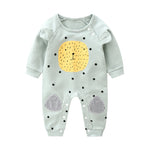 Baby Ctton Long-sleeved One-piece Baby Romper - Cindi Book