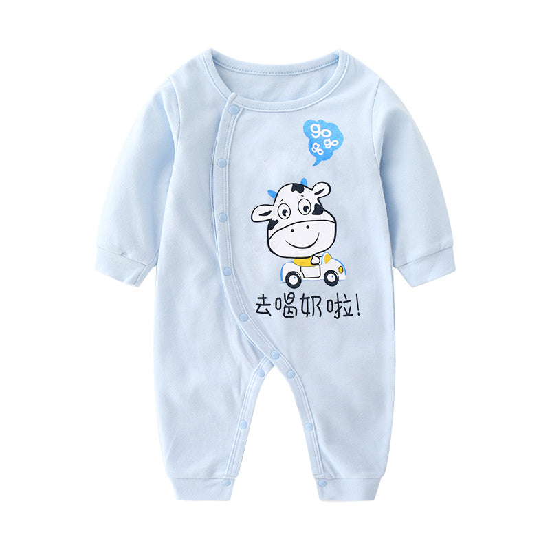 Baby Ctton Long-sleeved One-piece Baby Romper - Cindi Book