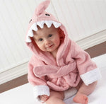 Children's Hooded Absorbent Animal-shaped Bathrobe - Cindi Book