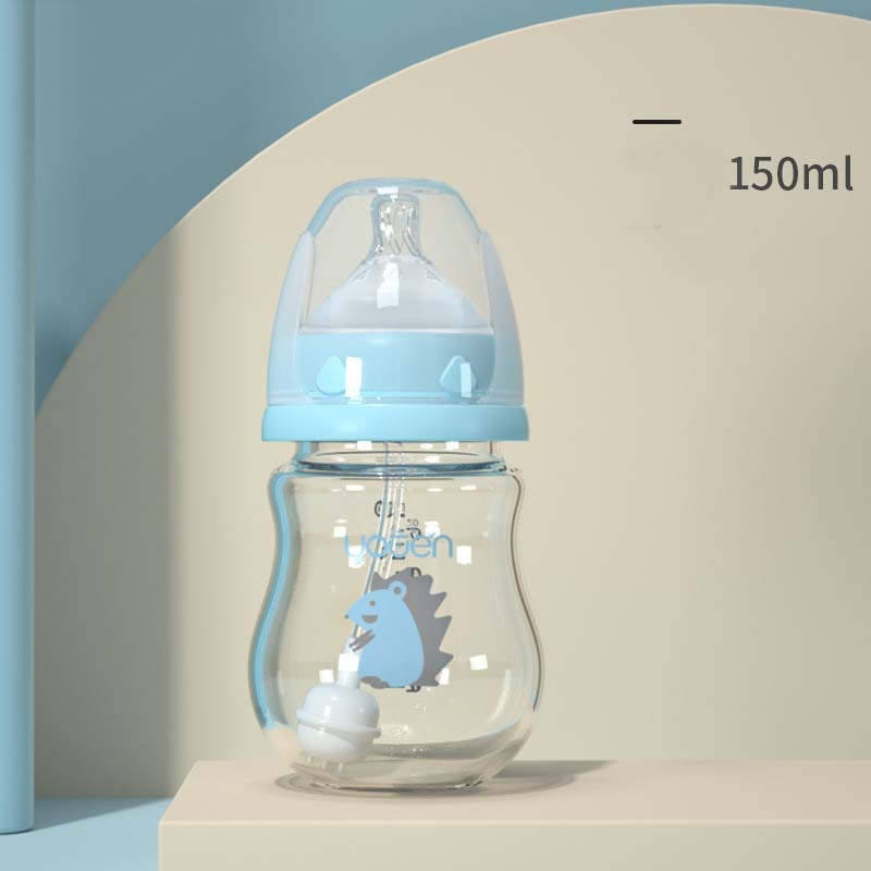 Anti-Scalding Handle Silicone Sleeve Insulated Baby Bottle - Cindi Book