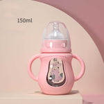 Anti-Scalding Handle Silicone Sleeve Insulated Baby Bottle - Cindi Book