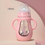 Anti-Scalding Handle Silicone Sleeve Insulated Baby Bottle - Cindi Book
