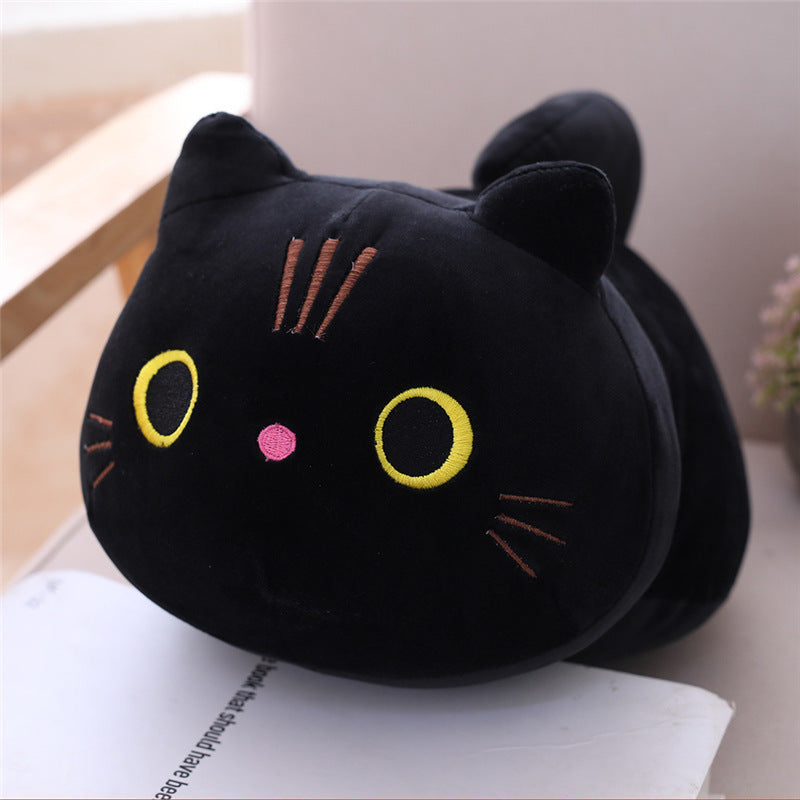 Large Size Cartoon Cat Plush Toys Stuffed Cloth Doll Long Animal Pillow Cushion - Cindi Book