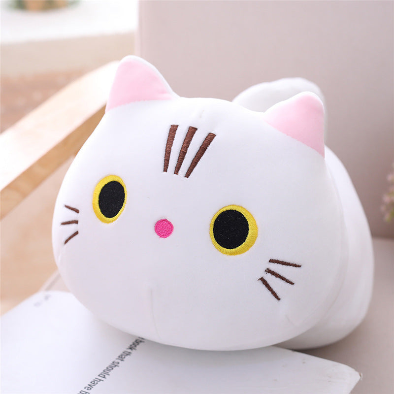 Large Size Cartoon Cat Plush Toys Stuffed Cloth Doll Long Animal Pillow Cushion - Cindi Book