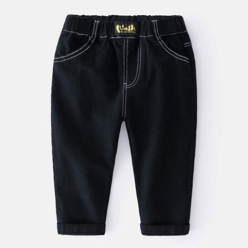 Korean Baby Solid Color All-Match Trousers - Cindi Book