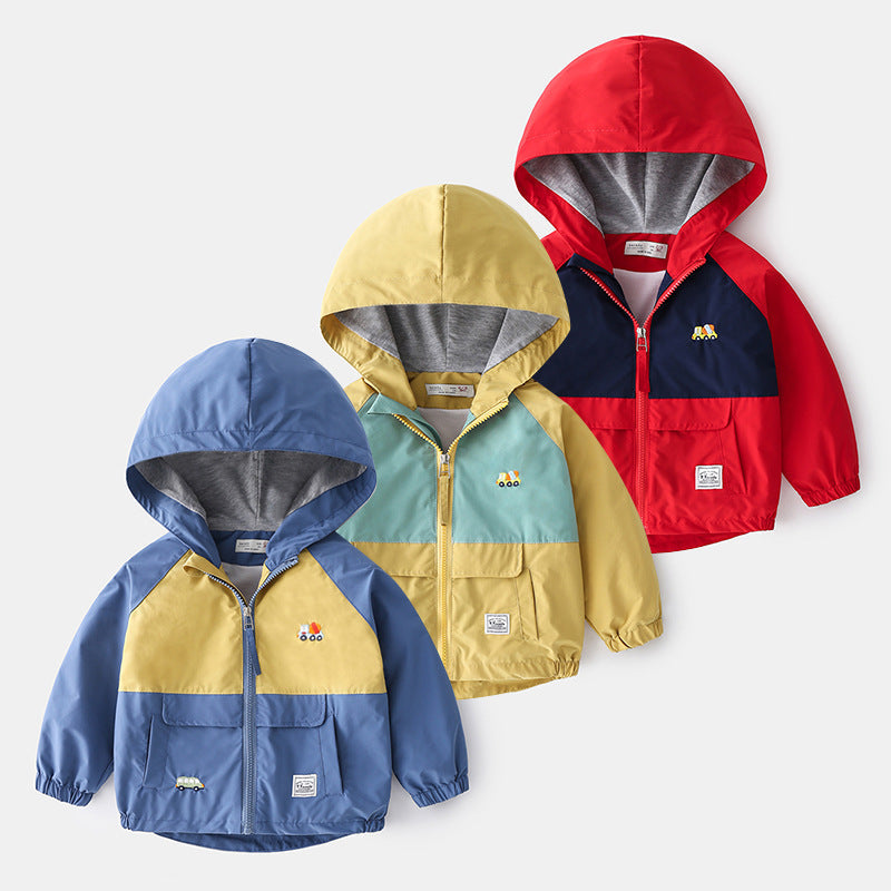 Spring New Korean Cartoon Hooded Kid In Trendy Style - Cindi Book