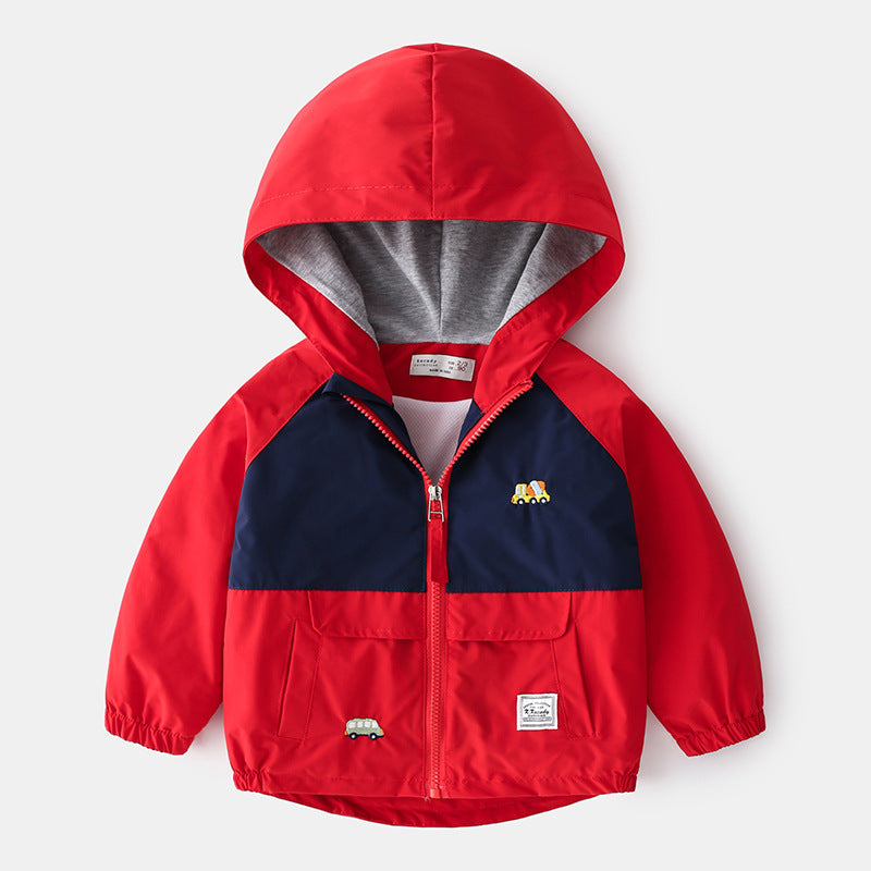 Spring New Korean Cartoon Hooded Kid In Trendy Style - Cindi Book