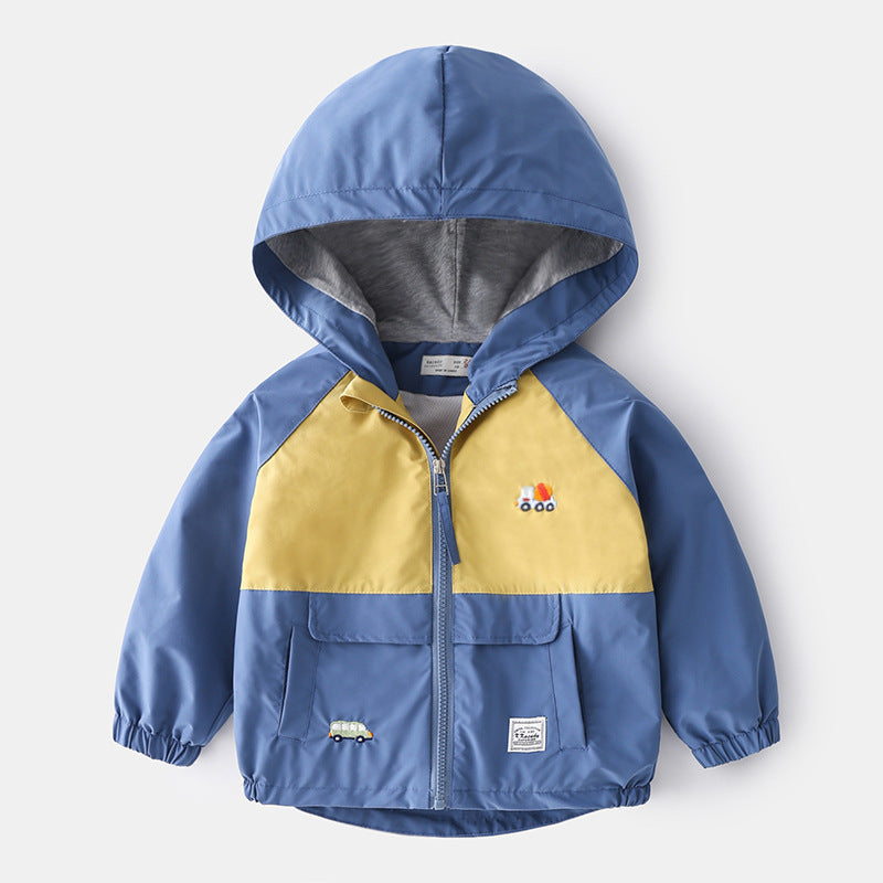 Spring New Korean Cartoon Hooded Kid In Trendy Style - Cindi Book