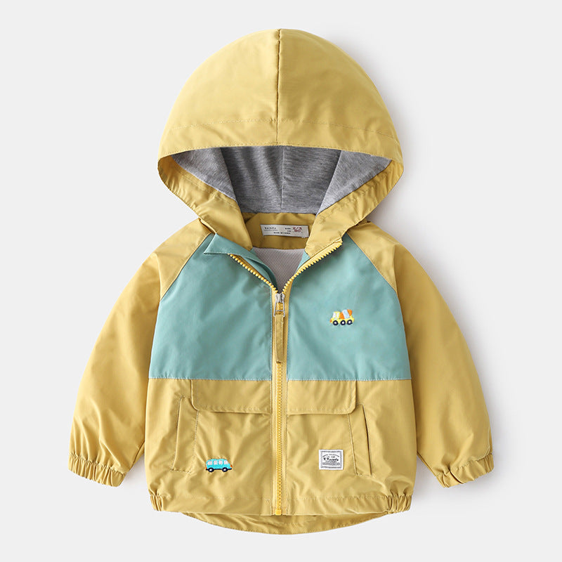 Spring New Korean Cartoon Hooded Kid In Trendy Style - Cindi Book