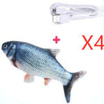Electric Funny Cat Simulation Fish Beating Usb Jumping Cat Toy - Cindi Book