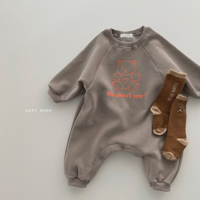 Baby Long Sleeve Jumpsuit Baby Ha Outfit