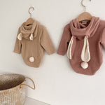 Cute Rabbit Bear Long-sleeved One-piece Ass Clothing Climbing Clothes - Cindi Book