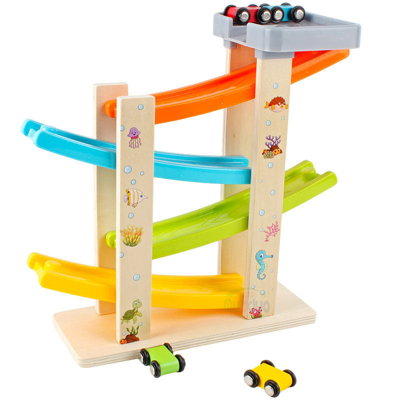 Early Education Four-layer Track Pulley Educational Toy - Cindi Book
