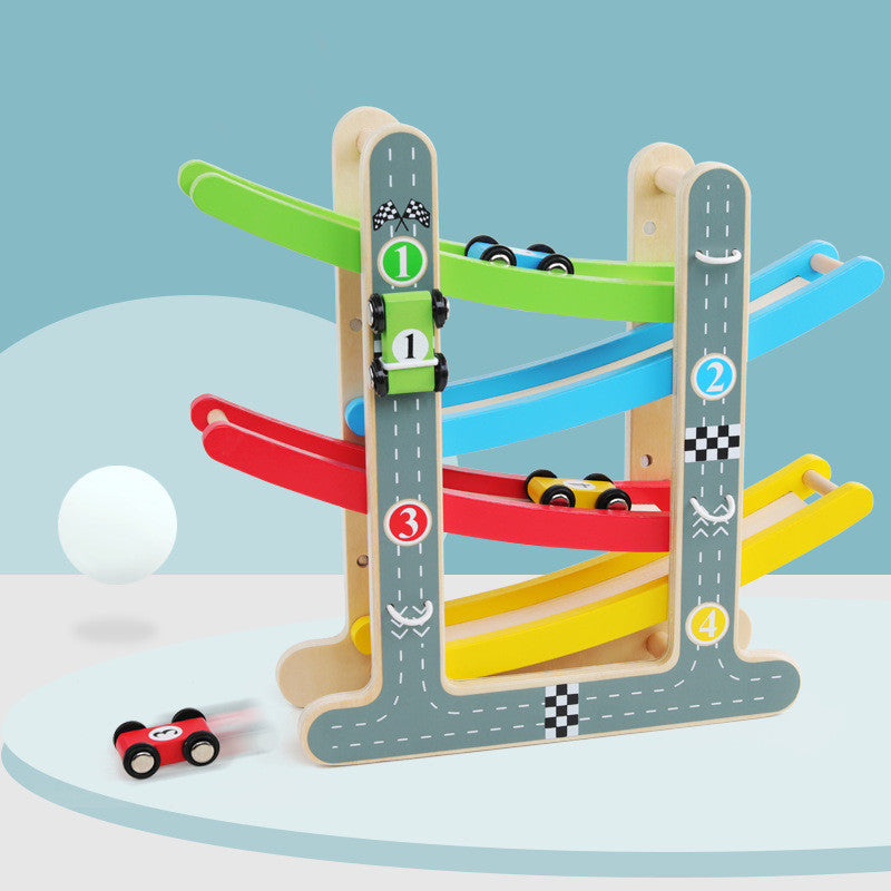 Early Education Four-layer Track Pulley Educational Toy - Cindi Book