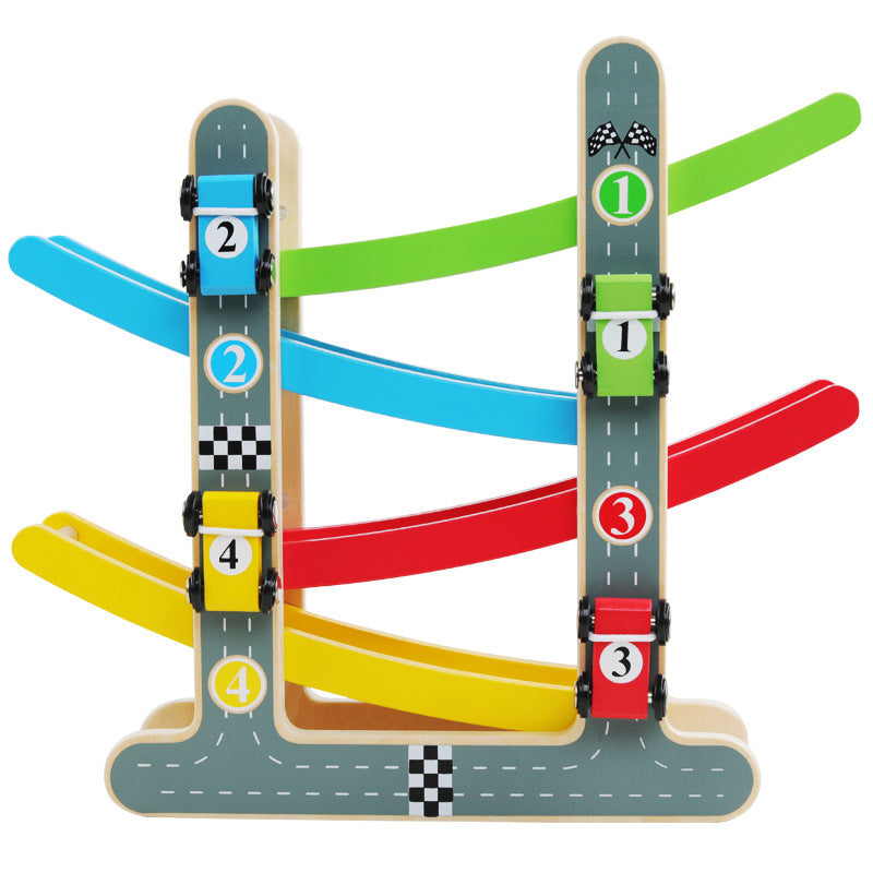 Early Education Four-layer Track Pulley Educational Toy - Cindi Book