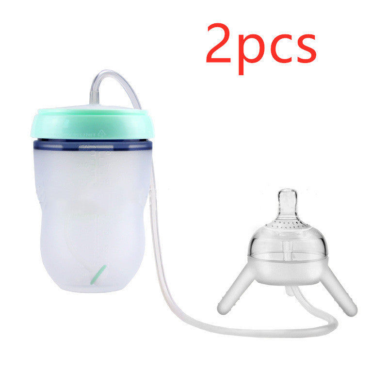 Feeding Bottle Kids Cup Children Training Silicone Sippy - Cindi Book