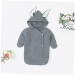 Baby Knitting Rabbit Sleeping Bags Hold Blanket - Cindi Book