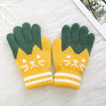 Gants pour enfant avec motif chat - Cindi Book