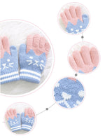 Gants pour enfant avec motif chat - Cindi Book