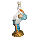 Old World Christmas Boy Bundle Of Joy Ornament - hand-blown glass Christmas tree ornament (view 3)