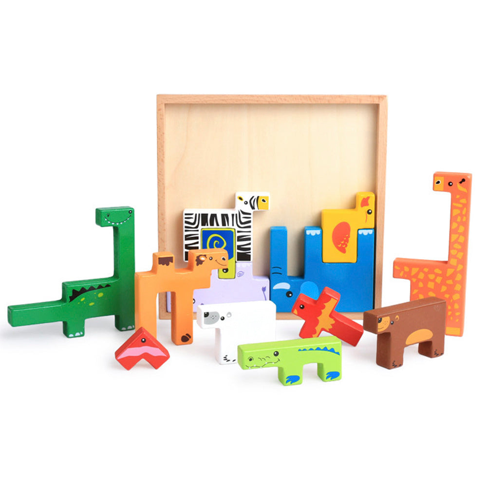 Creative Animal Puzzle ,Building Blocks - Cindi Book