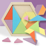 Wooden Hexagonal Geometric Puzzle - Cindi Book
