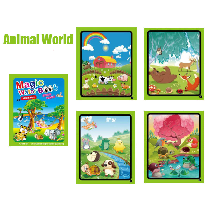 Children's Magical Water Painting Book Repeated Graffiti Book - Cindi Book