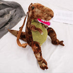 Creative 3D Dinosaur Backpack for Children Cartoon Animal Plush Dinosaurs Bag Cute Funny Parent-child Bags for Girl Boys - Cindi Book