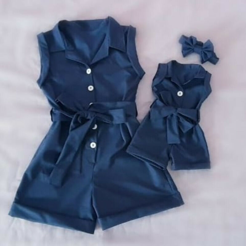 Pudcoco Kids Baby Girl Clothes Sleeveless Romper Denim - Cindi Book