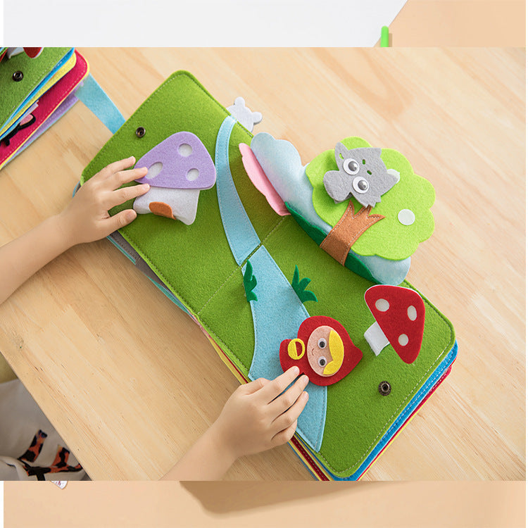 Children's Baby Cloth Book Part 2 Cloth Book Rainbow Cloth Book - Cindi Book