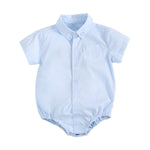 Baby Clothes Boys Baby Shirt Newborn Cotton Short Sleeves - Cindi Book