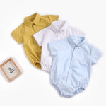 Baby Clothes Boys Baby Shirt Newborn Cotton Short Sleeves - Cindi Book